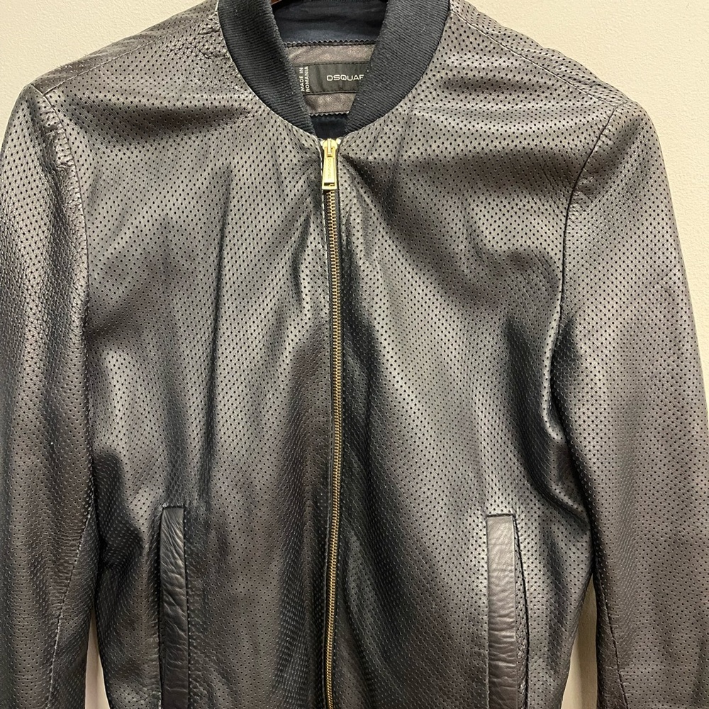 Dsquared leather jaacket